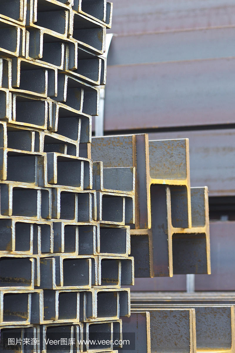 金屬產品倉庫的包裝金屬型材梁