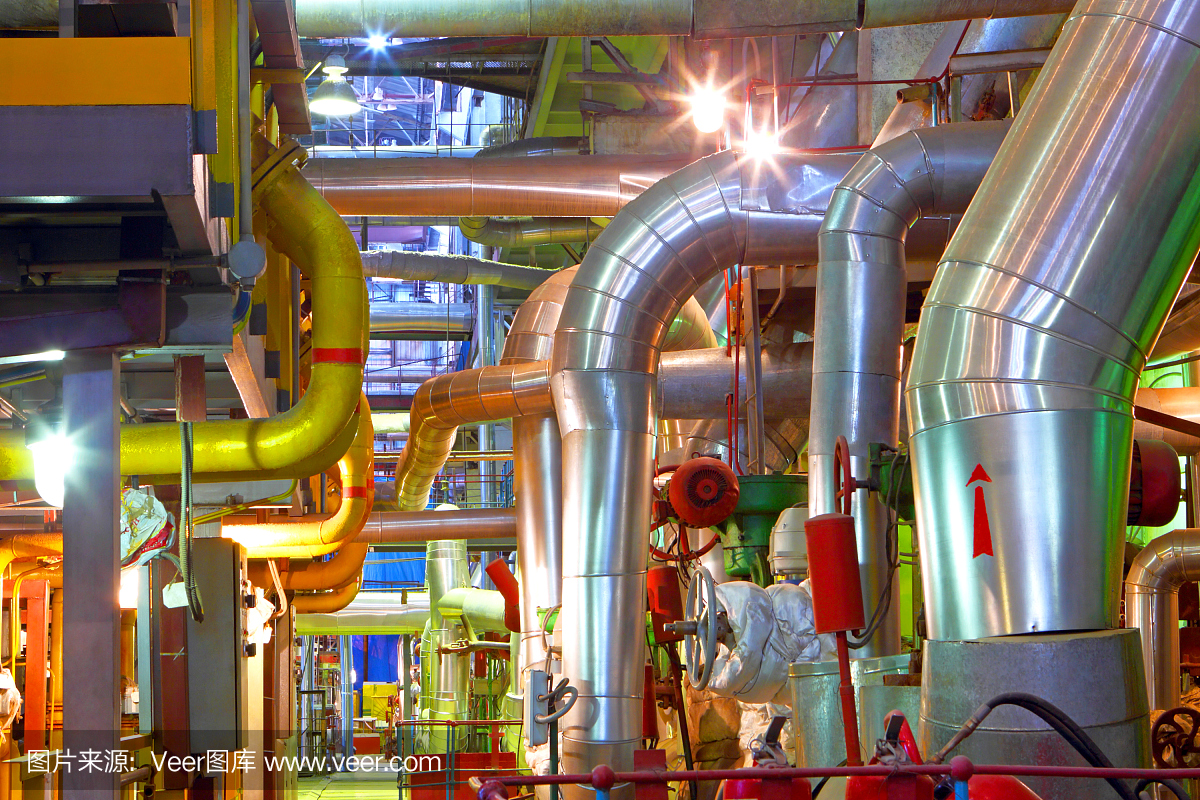 工業(yè)園區(qū)。工廠設(shè)備